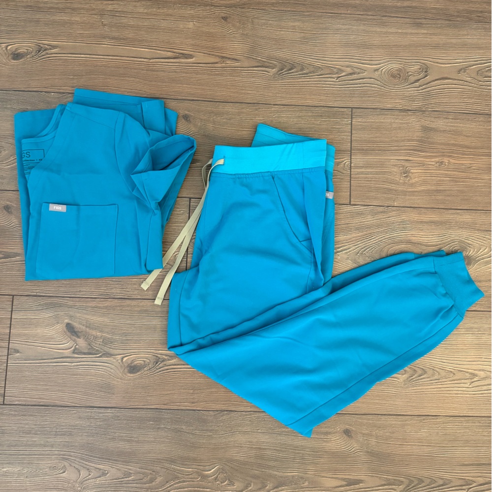 Figs Women's Teal Joggers